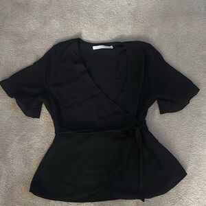Zara wrap top